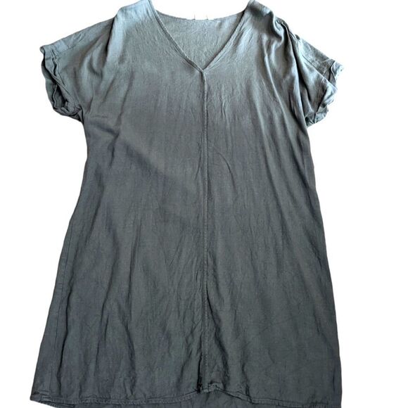 🛍️H & M GREEN FLOWY LIGHT WEIGHT DRESS FOR SUMMER! - Picture 1 of 3